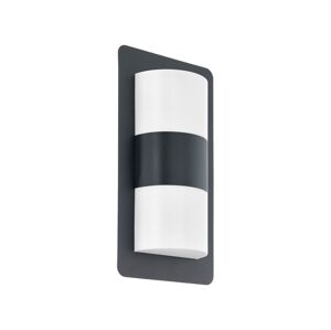 Eglo Eglo 98086 - Venkovní nástěnné svítidlo CISTIERNA 2xE27/10W/230V antracit IP44
