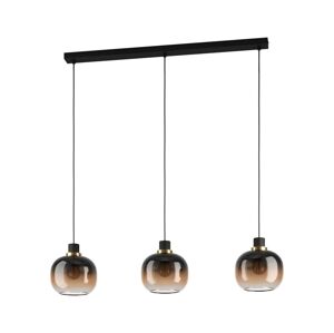 Eglo Eglo 99615 - Lustr na lanku OILELLA 3xE27/40W/230V hnědá