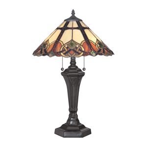 Elstead QZ-CAMBRIDGE-TL - Stolní lampa Tiffany BELLE 2xE27/75W/230V QZ-CAMBRIDGE-TL