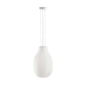 FARO Barcelona FARO 28300 - Lustr na lanku ISABELLE 1xE27/15W/230V pr. 31 cm bílá