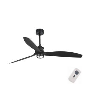 FARO Barcelona FARO 32100-10 - LED Stropní látor JUST FAN LED/17W/230V černá + DO