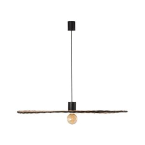 FARO Barcelona FARO 68590-70 - Lustr na lanku COSTAS 1xE27/15W/230V pr. 100 cm černá/ratan