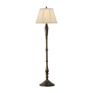 Elstead Feiss - Stojací lampa LINCOLNDALE 1xE27/60W/230V bronz/béžová