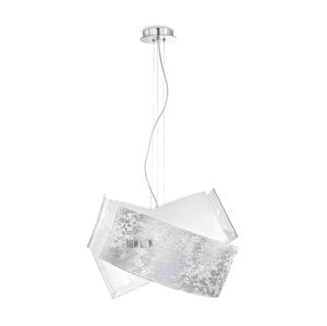 Gea Luce Gea Luce CAMILLA S G arg - Lustr na lanku CAMILLA 2xE27/70W/230V stříbrná