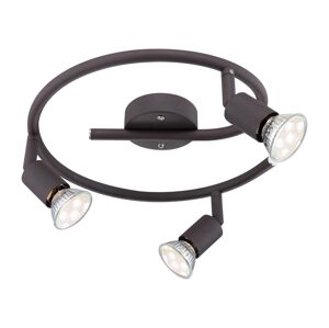 Globo GLOBO 57382-3L - LED Bodové svítidlo OLIWA 3xGU10/3W/230V černá