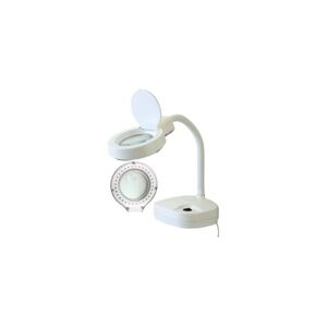 LED Stolní lampa s lupou LED/10W/230V