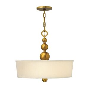 Elstead Hinkley HK-ZELDA-P-B-VS - Lustr na řetězu ZELDA 3xE27/60W/230V mosaz HK-ZELDA-P-B-VS