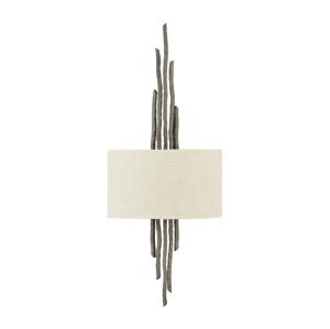 Elstead Hinkley - Nástěnné svítidlo SPYRE 2xE14/60W/230V šedá