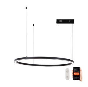 Neo  NEO 07215L-LED Stmívatelný lustr na lanku FINO 60W/230V 80cm černá Tuya+DO