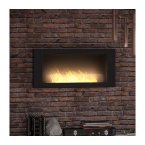 InFire InFire - Nástěnný BIO krb 120x56 cm 3kW černá