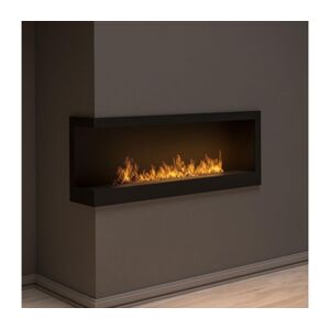 InFire InFire - Rohový BIO krb 45x120 cm 3kW černá