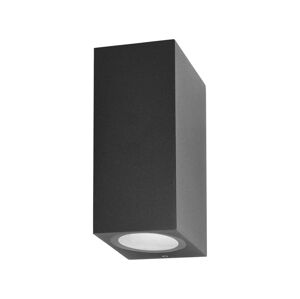 OWL-2198-1SQ - Venkovní nástěnné svítidlo GENTA 2xGU10/40W/230V IP54