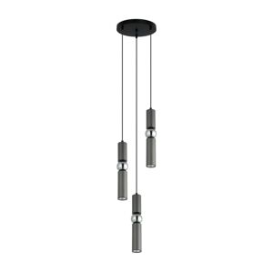 PND-14290-3-GR - Lustr na lanku ISIDORA 3xGU10/25W/230V antracit/chrom