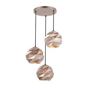 PND-2424-3S-GD - Lustr na lanku PALERMO 3xE27/40W/230V rose gold