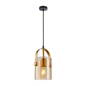 PND-32453-1-GD+AMB - Lustr na lanku NANESMA 1xE27/40W/230V měděná