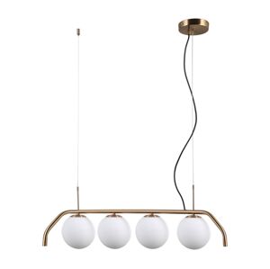 PND-3300-4-HBR - Lustr na lanku CARIMI 4xG9/5W/230V mosaz