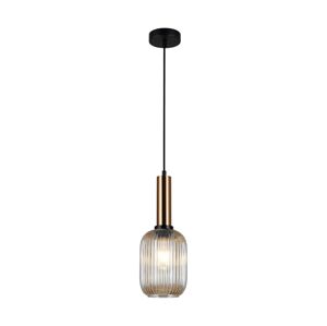 PND-5588-1M-BRO+AMB - Lustr na lanku ANTIOLA 1xE27/40W/230V 113 cm bronz