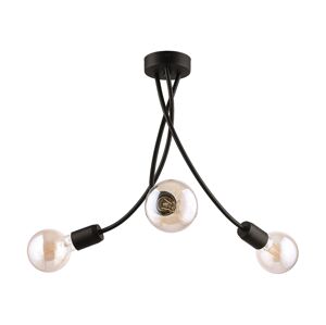 Jupiter Jupiter 1639 - Lustr na tyči LUCE 3xE27/60W/230V černá