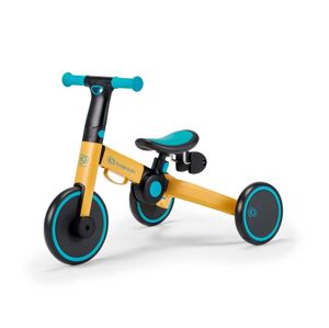 Kinderkraft KINDERKRAFT - Dětské odrážedlo 3v1 4TRIKE žlutá/tyrkysová