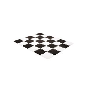 Kinderkraft KINDERKRAFT - Pěnové puzzle LUNO 30ks černá/bílá