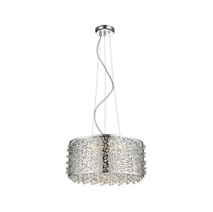 142003 - LED Stmívatelný lustr na lanku FOREST LED/25W/230V matný chrom