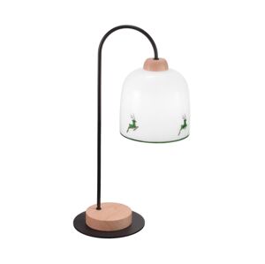 Kolarz Kolarz A1352.71.G.100 - Stolní lampa NONNA 1xE27/60W/230V jeleni dub/bílá/zelená