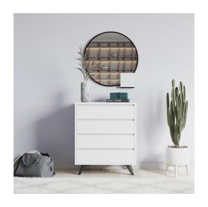 Komoda SUVERA 86x70 cm bílá