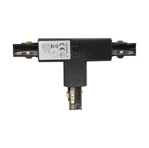 Konektor pro svítidla v lištovém systému 3-fázový TRACK černá typ T
