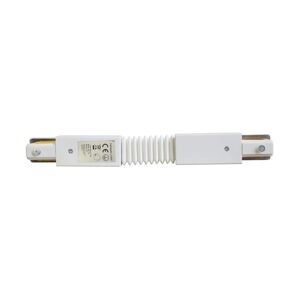 Konektor pro svítidla v lištovém systému TRACK bílá typ Flexi