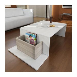 Konferenční stolek POT 32x107 cm bílá