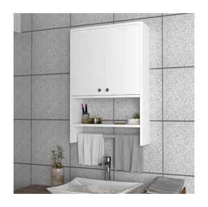 Koupelnová nástěnná skříňka VIRA 90x59 cm bílá