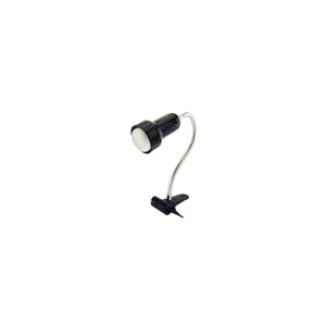 Lampa s klipem LOLEK 1xE14/24W/230V černá