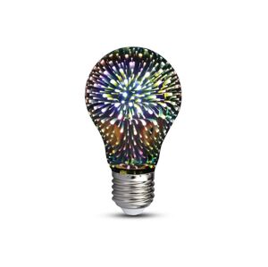 LED 3D Dekorační žárovka FILAMENT A60 E27/3W/230V 3000K