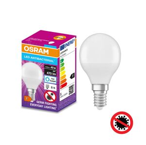 Osram LED Antibakteriální žárovka P40 E14/4,9W/230V 6500K - Osram