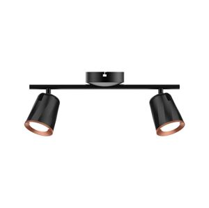 LED Bodové svítidlo 2xLED/5W/230V 4000K černá