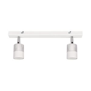 LED Bodové svítidlo TUBSSON 2xGU10/6,5W/230V bílá/lesklý chrom