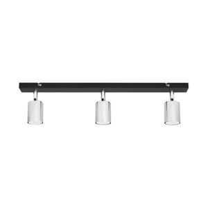 LED Bodové svítidlo TUNE 3xGU10/6,5W/230V matný chrom/černá