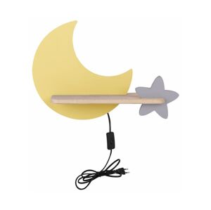 LED Dětské nástěnné svítidlo s poličkou MOON LED/5W/230V