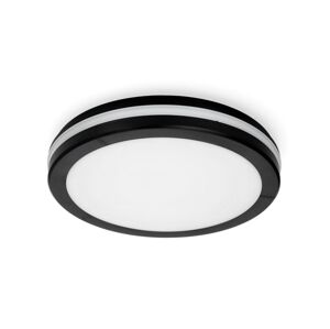 LED Koupelnové stropní svítidlo LED/24W/230V IP65 pr. 30 cm černá
