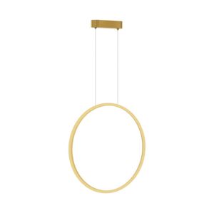 LED Lustr na lanku SATURNO LED/28W/230V pr. 50 cm IP44 zlatá