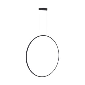 LED Lustr na lanku SATURNO LED/46W/230V pr. 80 cm IP44 antracit
