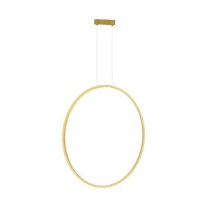 LED Koupelnový lustr na lanku SATURNO LED/46W/230V IP44 zlatá