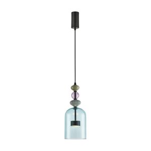 LED Lustr na lanku ARTE LED/12W/230V pr. 16 cm černá