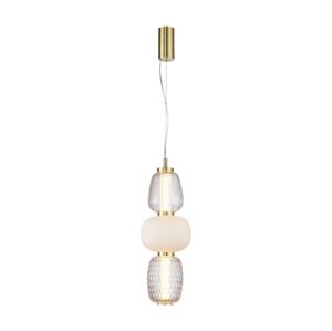 LED Lustr na lanku CARO LED/28W/230V zlatá