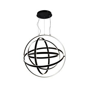 LED Lustr na lanku COPERNICUS 1xLED/260W/230V černá