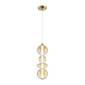 LED Lustr na lanku DAPHNE LED/36W/230V zlatá