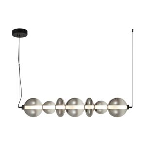 LED Lustr na lanku DAPHNE LED/40W/230V šedá