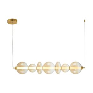 LED Lustr na lanku DAPHNE LED/40W/230V zlatá