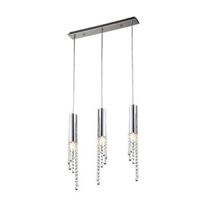 LED Lustr na lanku DUERO 3xLED/3W/230V
