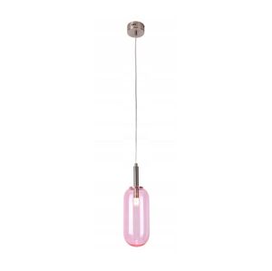 LED Lustr na lanku FIUGGI LED/6W/230V růžová